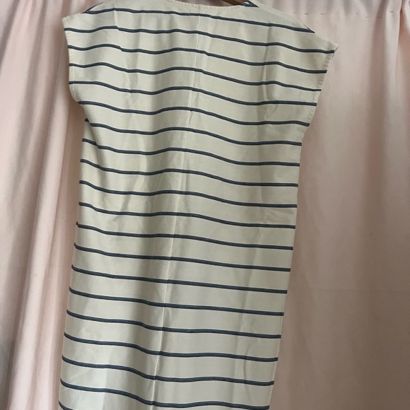 Striped V-Neck Dress - Picture 3 of 7